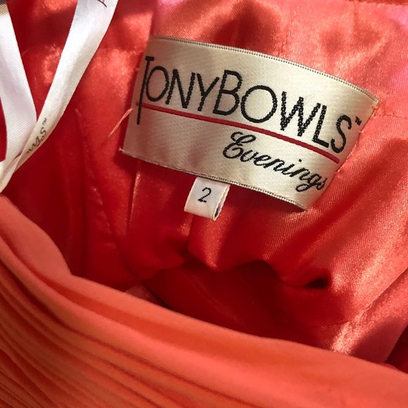 Tony Bowls Coral Evening Gown (Prom) - Picture 6 of 6